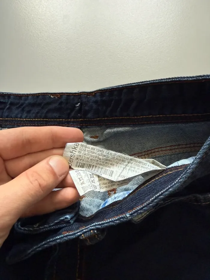 Jeans slim bleu Bershka - photo numéro 6
