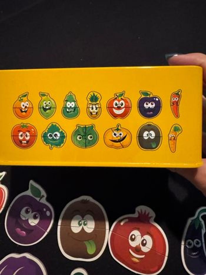 Puzzle 2 pièces X 25 fruits et légumes - photo numéro 4