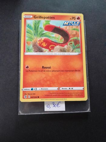 Carte Pokémon Grillepattes 47/264