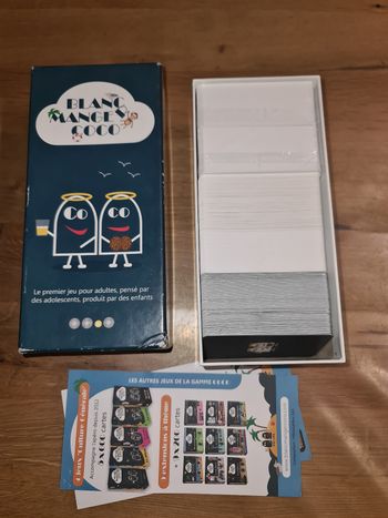 Jeu de cartes Blanc Manger Coco dont 2 paquets encore sous cellophane