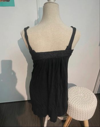 Promod - Robe courte avec dentelle - Taille M - Noir