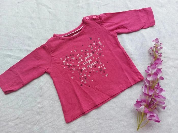 Tee-shirts manches longues 3 mois Baby Gemo - photo numéro 2