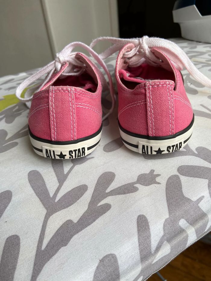 Baskets basses Converse roses taille 38 - photo numéro 4