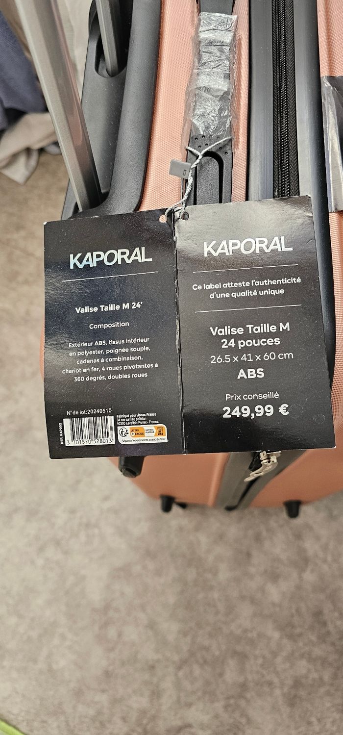 Elegante Valise neuve Kaporal - photo numéro 7