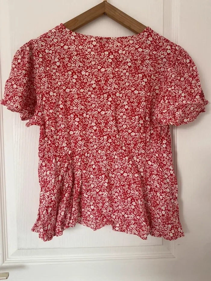 Top peplum fleuris - photo numéro 3