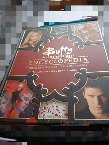 Encyclopédie de collection rare buffy contre les vampires très bon état 