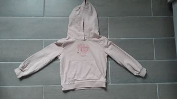 Sweat a capuche rose Kiabi  6 ans