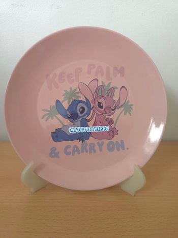 Assiette / Plate Disney Stitch & Angel 19cm