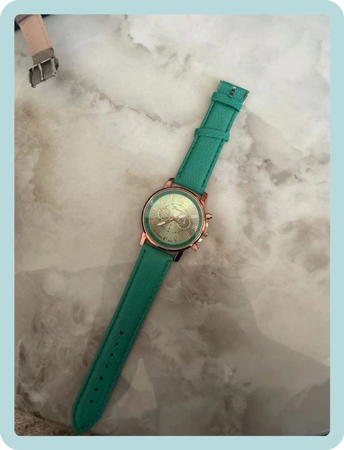 Montre verte - photo numéro 2
