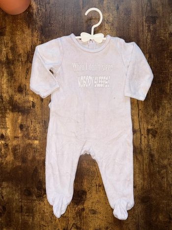 Grenouillère rose 3m