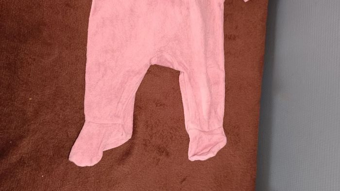 Pyjama velours lapin 3 mois - photo numéro 3