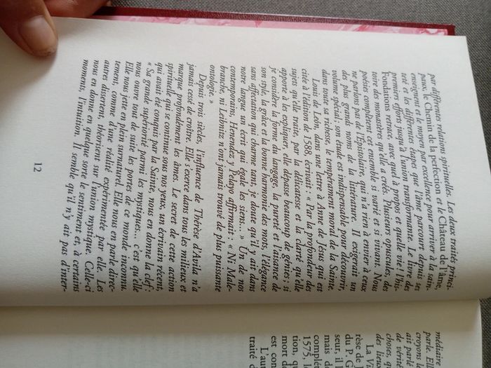 Livre Sainte Thérèse d'avila - photo numéro 10