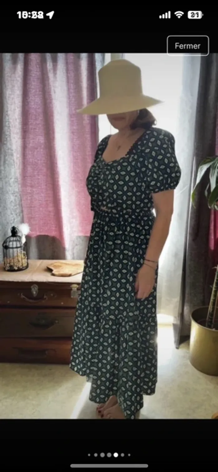 Très jolie Robe à dos ouvert , taille 40, Neuf - Naf Naf - photo numéro 8