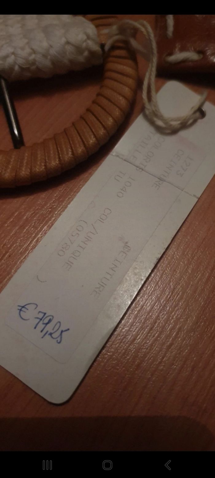 Ceinture  neuve étiquette présente - photo numéro 3