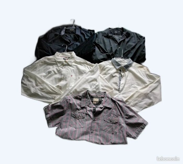 Lot de 5 chemises homme