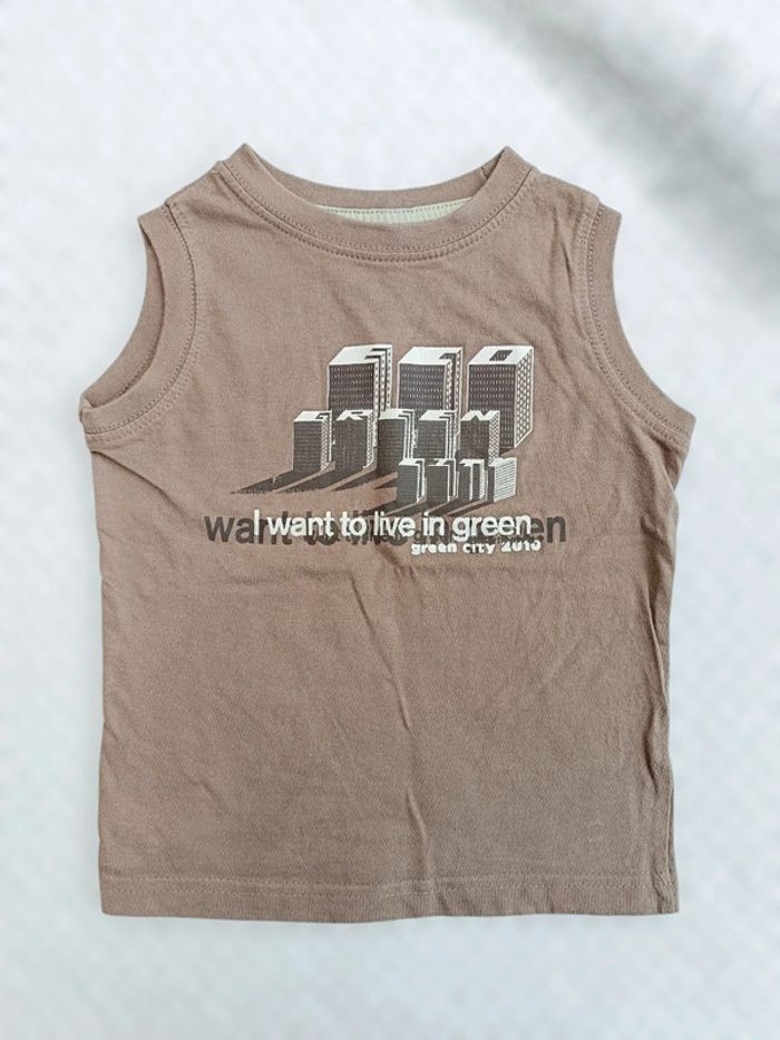 🔸 Débardeur Marron - In Extenso 24 Mois🔸