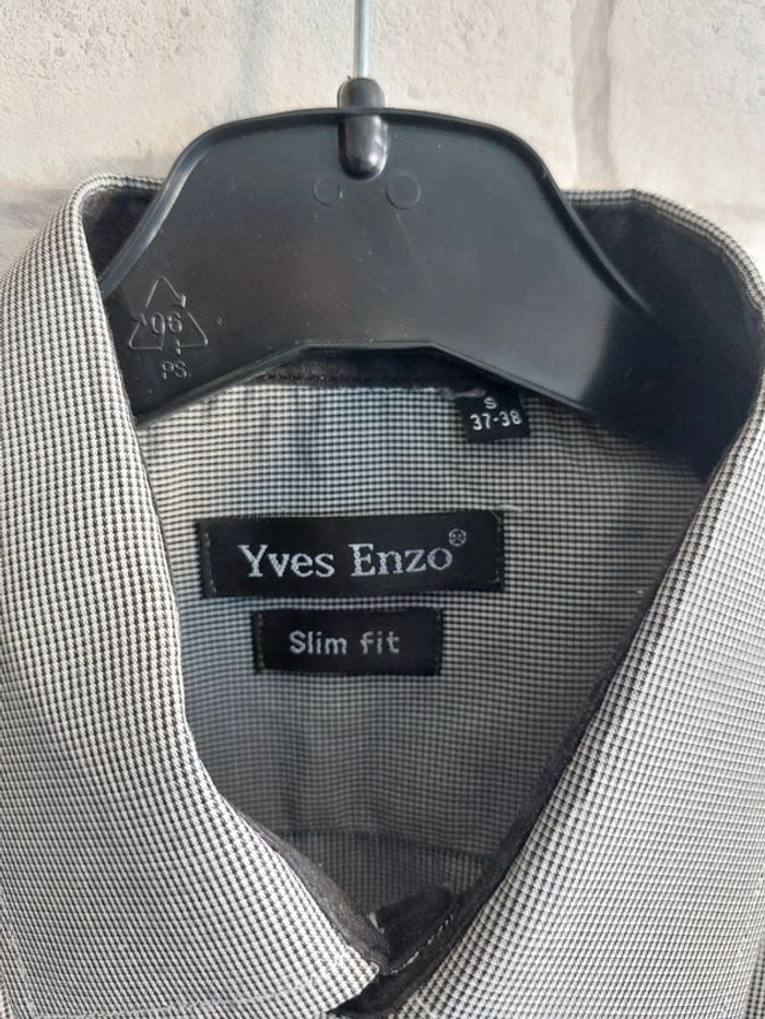Chemise Yves Enzo slim fit taille S 37 / 38 neuve - photo numéro 2