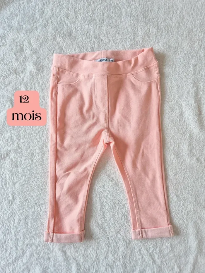 Jegging rose 12 mois gemo