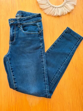 Jean 3/4 slim bleu Toxik