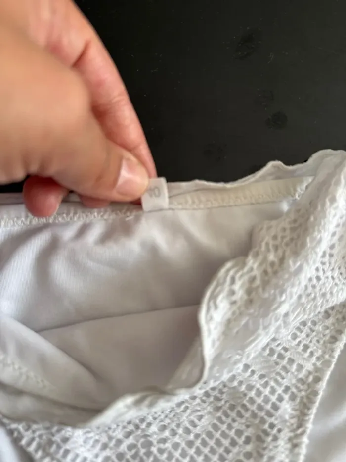 👙 maillot de bain - blanc - 2 pièces - haut 42 - bas 40 - Etam - photo numéro 9