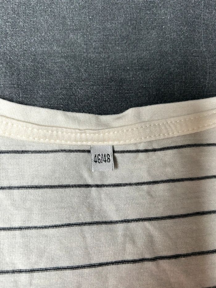 Tee shirt crème écru - photo numéro 3