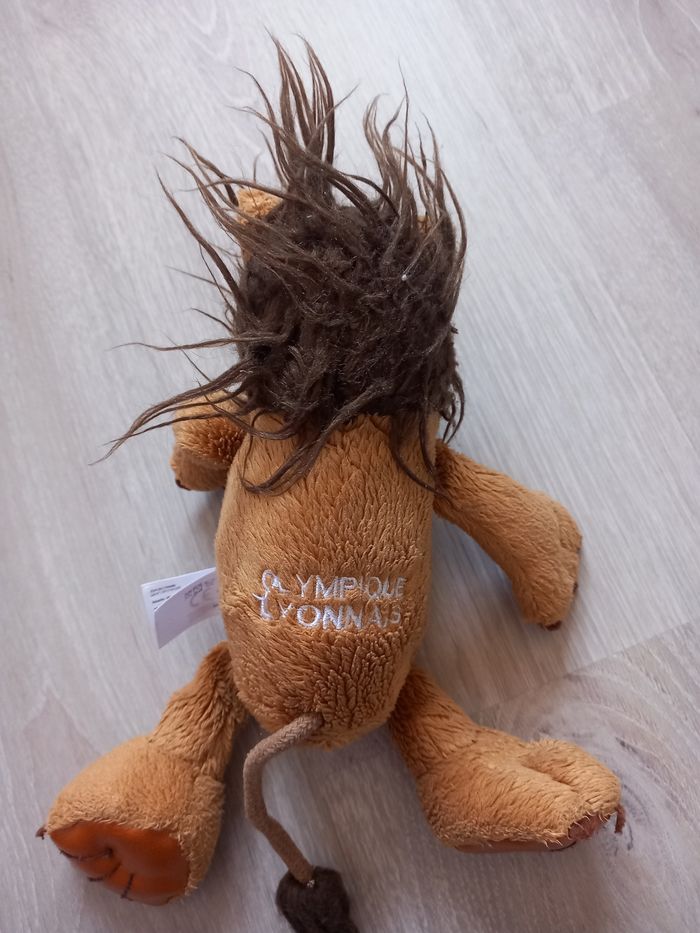Doudou lion Olympique Lyonnais - photo numéro 3