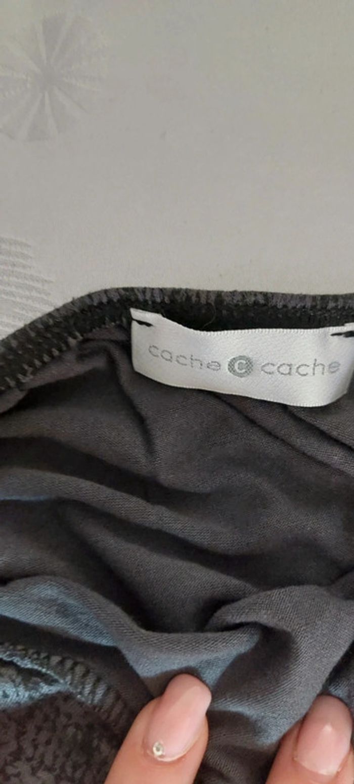 Débardeur Femme Taille 1 Cache Cache noir et gris - photo numéro 2