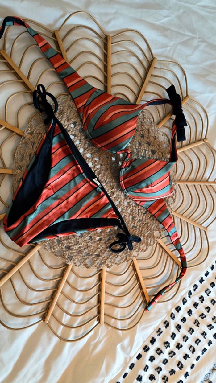 Maillot de bain rayé Calzedonia - photo numéro 2