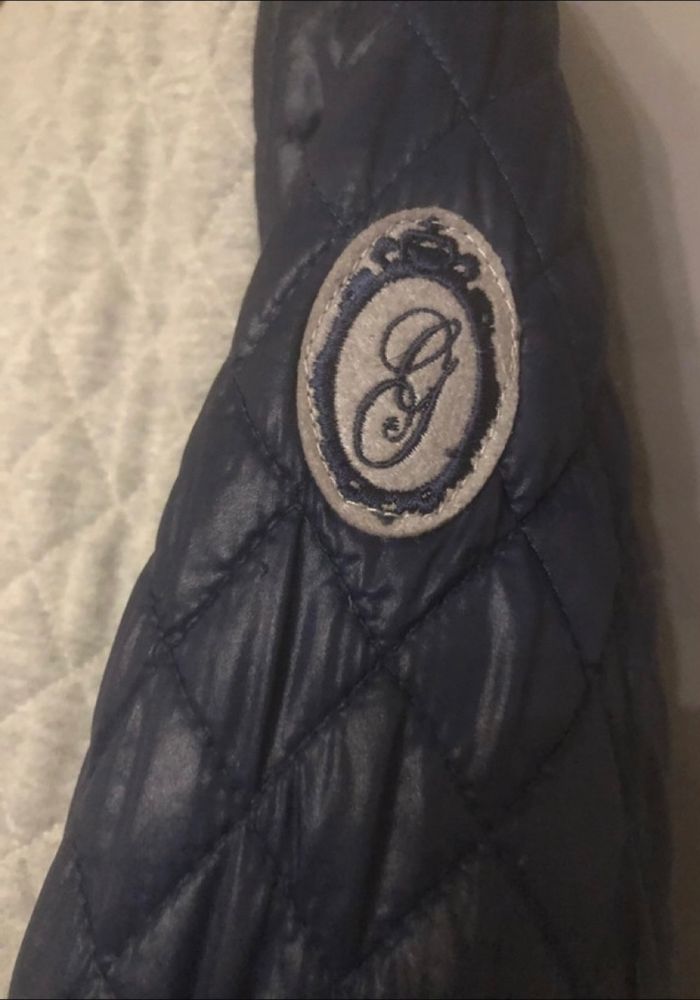 Veste matelassée »Gertrude »bleu marine et grise - photo numéro 3