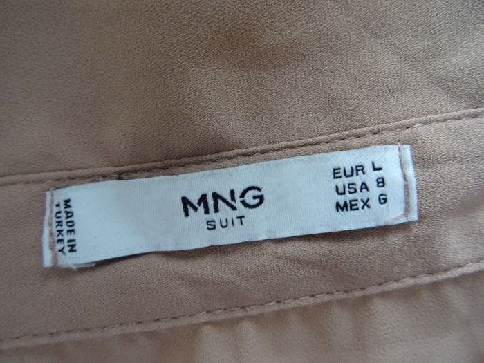 Chemise Mango rose poudré taille L - photo numéro 3