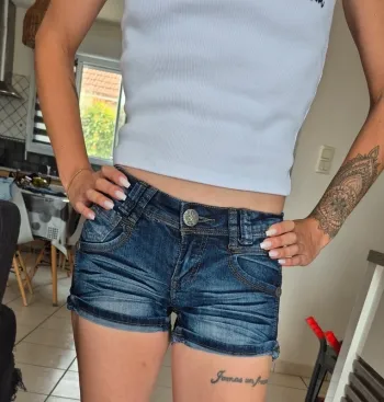 Short en jeans Jennyfer Taille XS