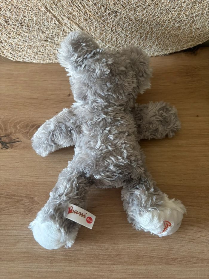 Superbe doudou koala gris blanc cœur bussi trudi - photo numéro 3