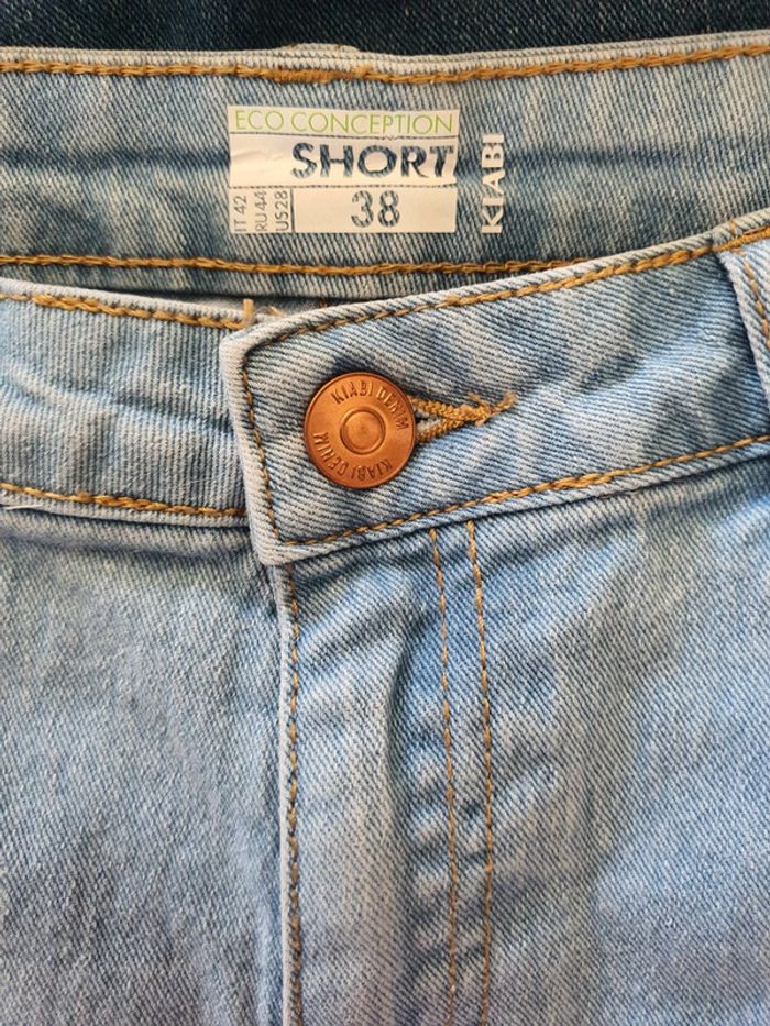 Short en jean taille 38 kiabi - photo numéro 3
