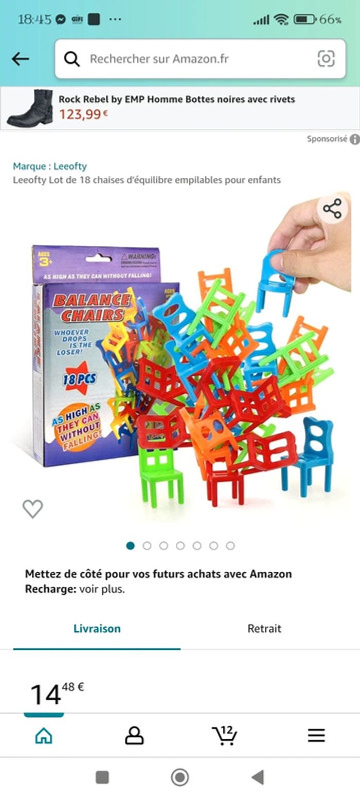 Jeu d'équilibre Balance Chairs - photo numéro 4
