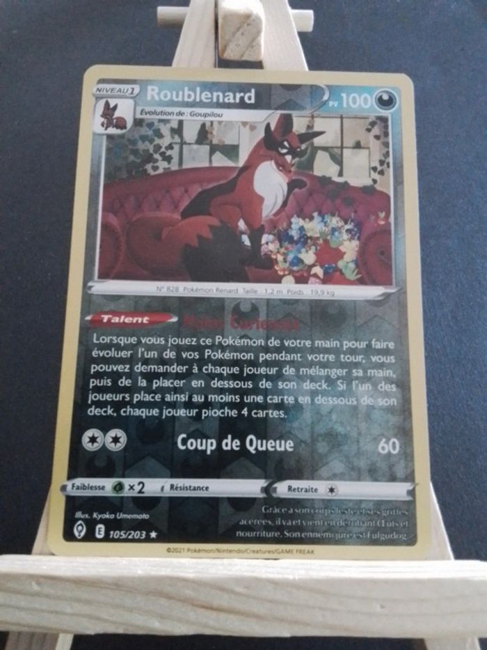 Carte Pokémon Roublenard Reverse 105/203