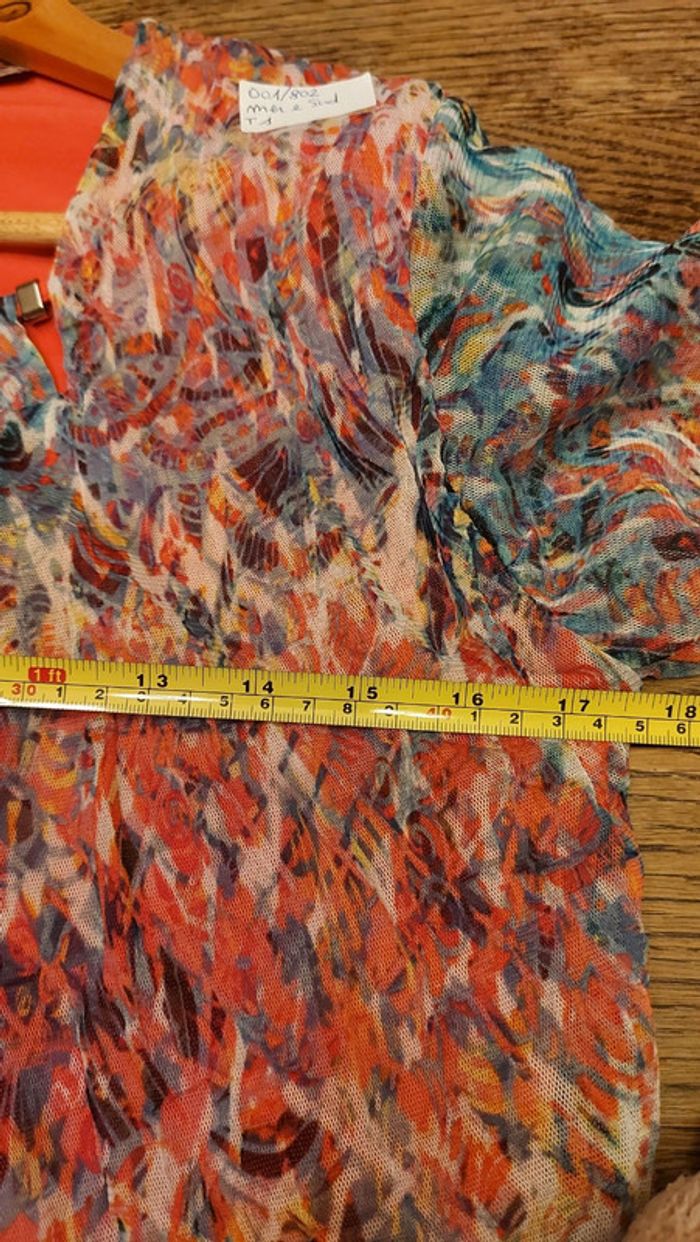 Jolie Blouse Mer&Sud taille 36 doublé multicolor - photo numéro 11