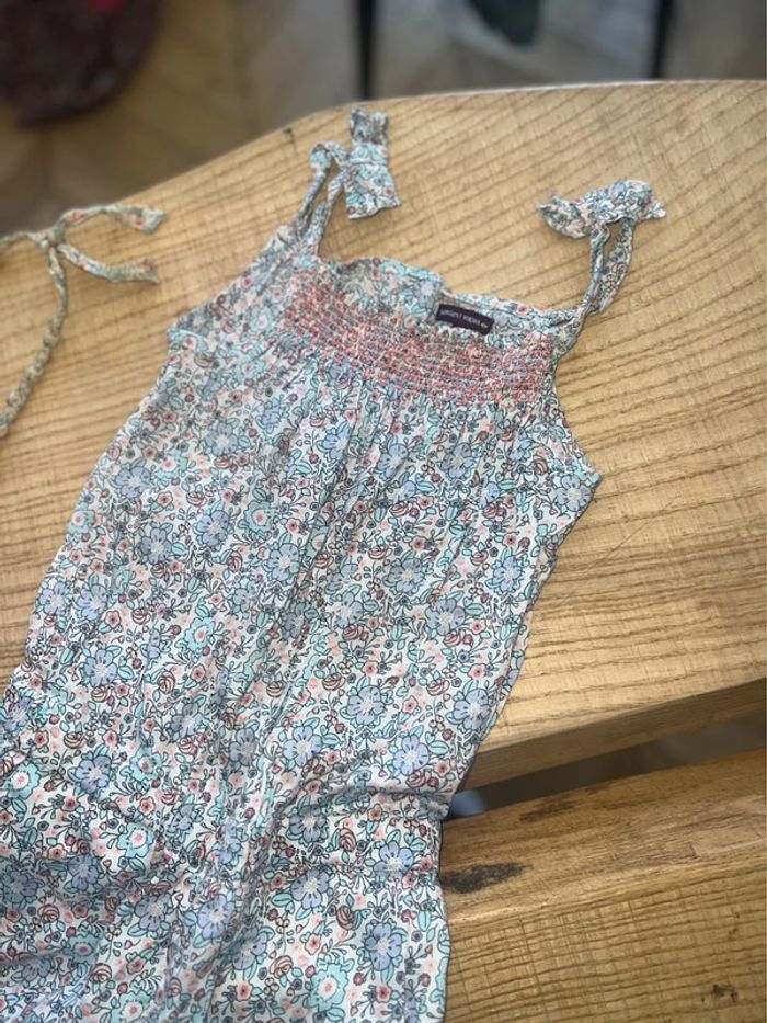 Ensemble Liberty fleurs combi combinaison sergent major 7 ans pince à cheveux collier licorne - photo numéro 3