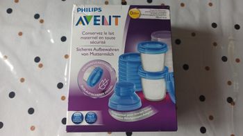 Lot pots conservation lait