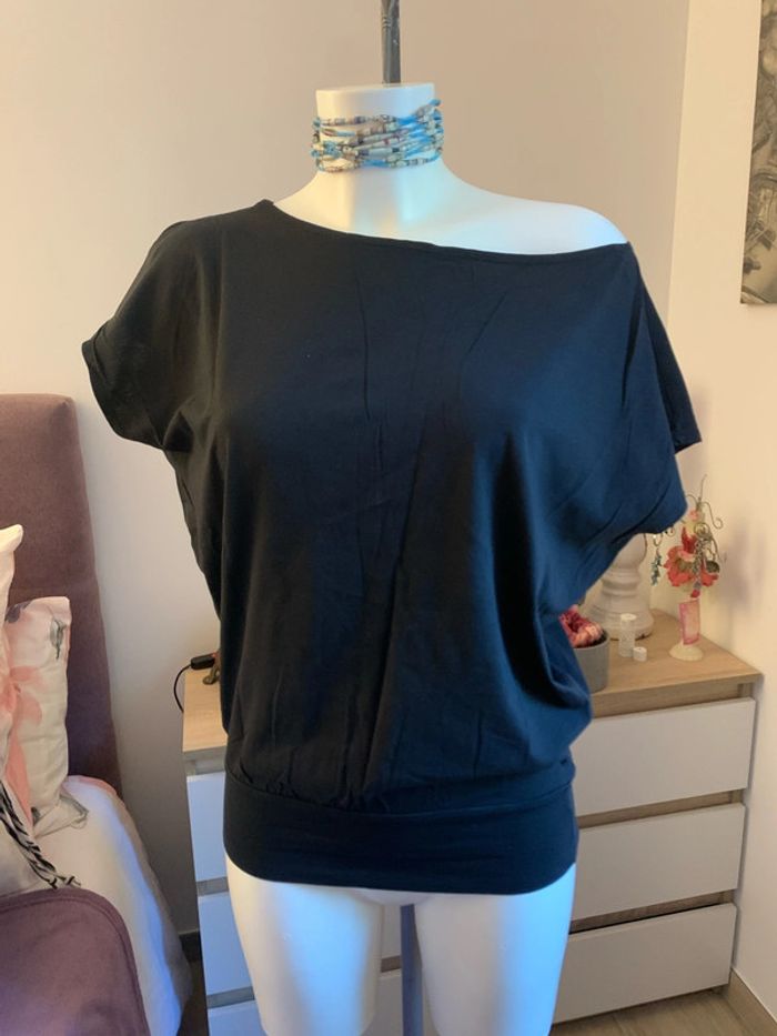 Tee-shirt publicitaire noir taille unique