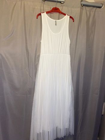 Robe longue blanche occasion T M