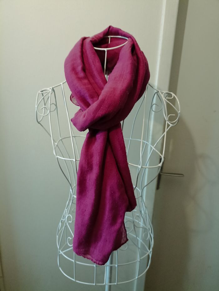 Écharpe Rose Fushia - photo numéro 2