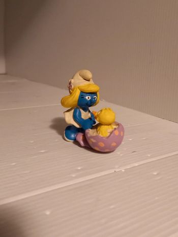 Schleich schtroumpfette et oeuf