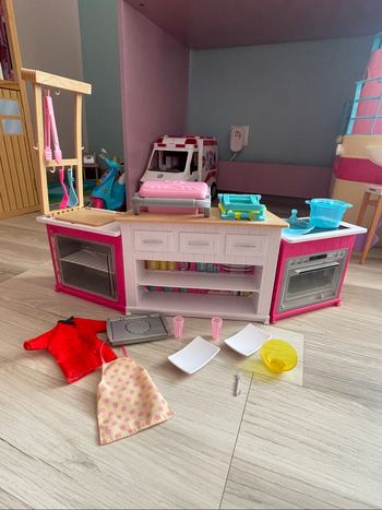 Barbie cuisine pâte à modeler
