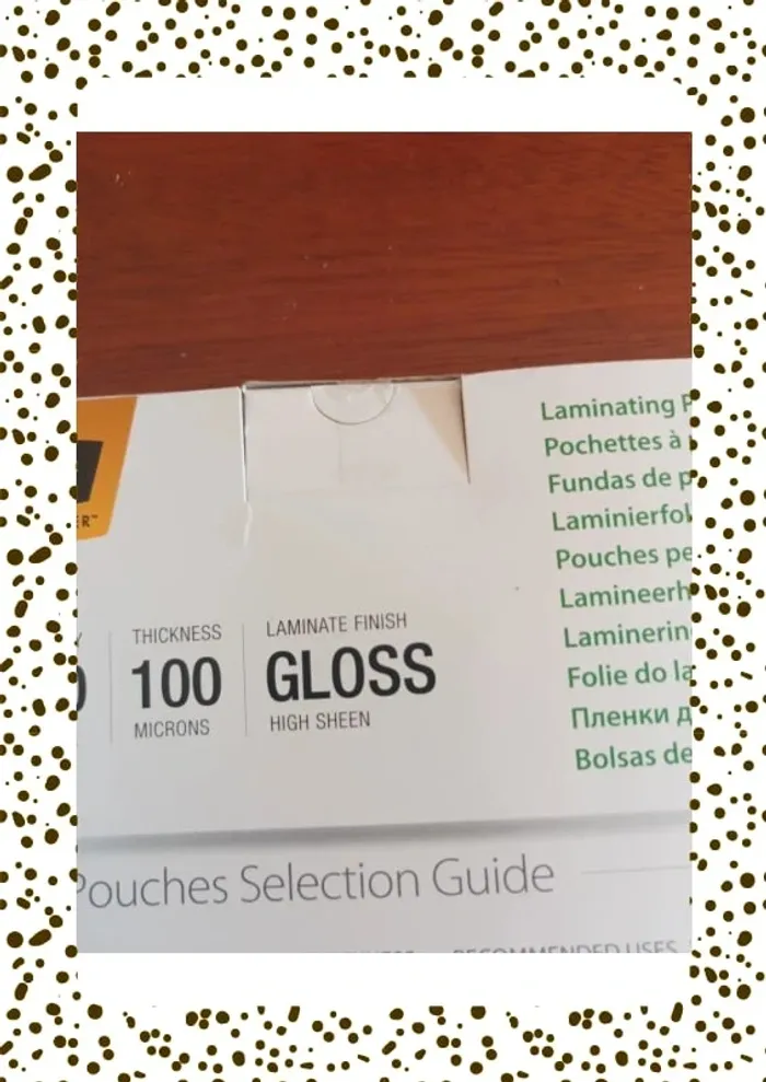 Pochette à plastifier - photo numéro 3