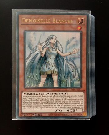 Yu-Gi-Oh Lot cartes Base Deck Dragon Blanc Primite - 1ère Édition FR
