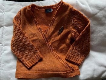 Haut cache-coeur orange sergent major