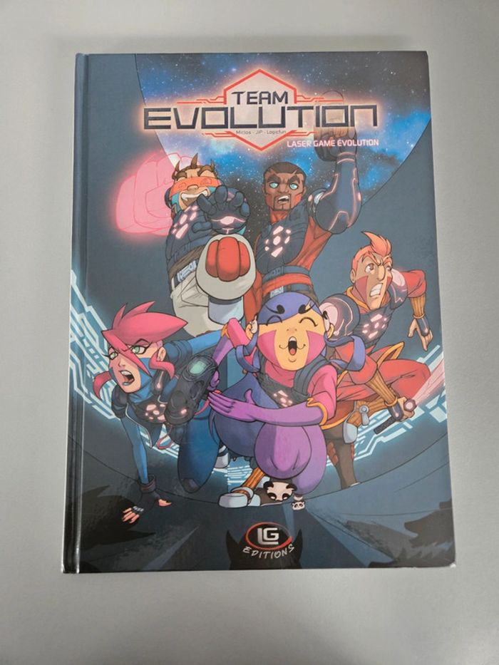 Livre team évolution laser game évolution