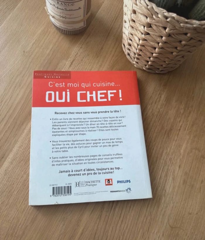 Livre de cuisine souple Oui chef! De Cyril Lignac - photo numéro 2