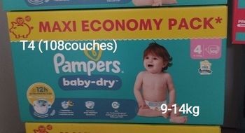 1 Pampers T4 + 1 Pampers T4+