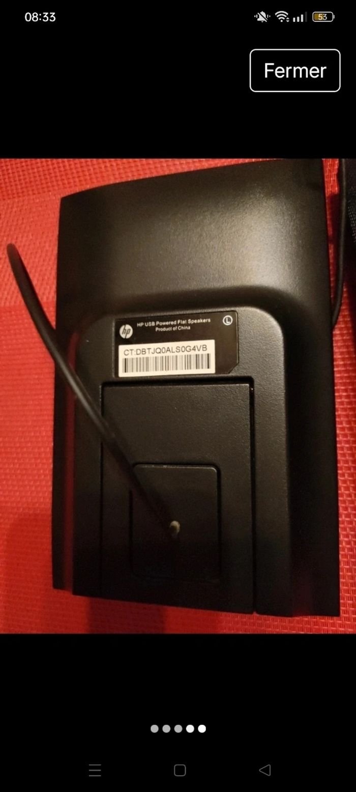 Hauteur parleur ordi - photo numéro 5